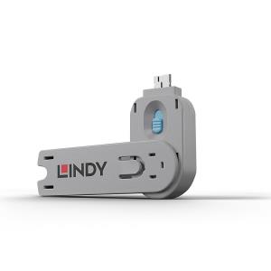 USB Type A Port Blocker Key Blue