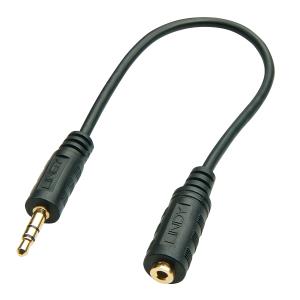 Audio Adapter - 3.5mm Male  - 2.5mm Female - Black