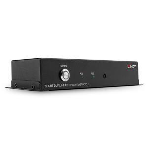 KVM Switch 2 Port Dual Head DisplayPort 1.2