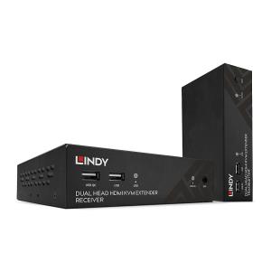 Extender CAT6 Dual Head Hdmi USB Rs-232 100m
