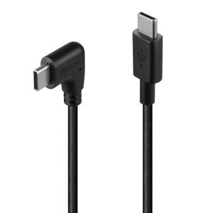 Cable - USB-c Male - USB-c  Male - 50cm - 90 Degree Right Angle Black