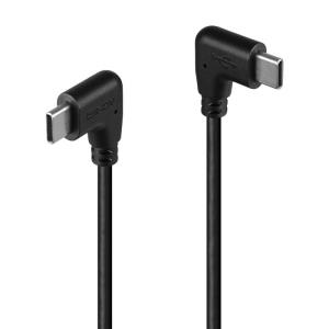 Cable - USB-c Male - USB-c  Male - 1m - 2 X 90 Degree Right Angle Black