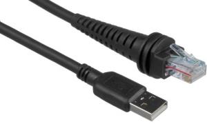 USB Cable Black Type A 3m Straight 5v Host Power