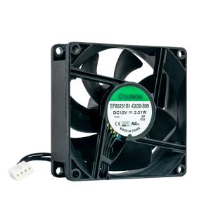 Fan 80x80x25mm 12v 4pin