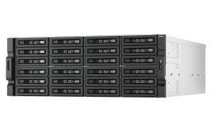 NAS - 24-bay 4U rackmount Pci-e interface SATA JBOD expansion enclosure 2.5/3.5in SATA 6Gbps drives 2 ports