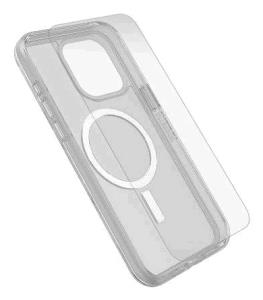Bundle Apple iPhone 15 Pro Max / Symmetry Clear MagSafe + Premium Glass AM - clear