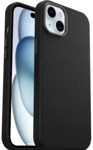 Apple iPhone 15+/14+ - Cactus Leather - Noir Ash Black