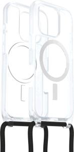 iPhone 16 Pro Case with Strap - React Series Necklace Magsafe - Clear - Propack