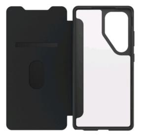 Galaxy S25 Ultra Case - React Series Folio - Black Crystal (Clear/Black)