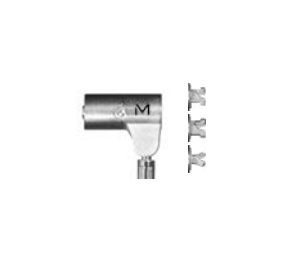 3 Interchangeable Heads Security Lock -rotating Head - Compatible Master Key