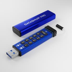 datAshur PRO  - 64GB encrypted USB Stick - USB-A 3.2 Gen 1 - 256-bit