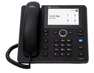 Teams C455HD IP-Phone PoE GbE black with integrated BT and Dual Band Wi-Fi