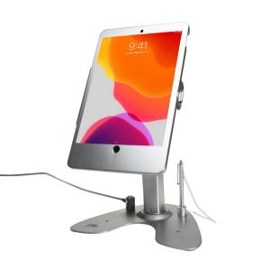 Dual Security Kiosk Stand With Locking Case Cable For iPad 10.2