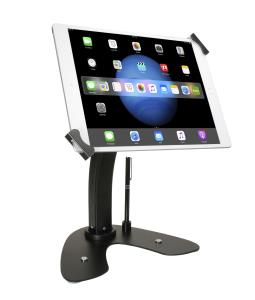 Universal Secure Kiosk W/lockng Holder Anti-theft Cable Black