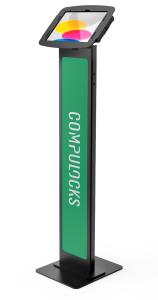 Compulocks iPad 10.9in 10th Gen Space Enclosure Brandable Floor Stand - Black