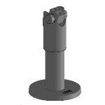 Desk Stand For X-frame Duratilt Pole All White