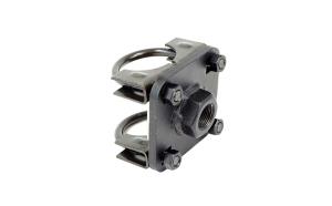 Zirkona Welded Pole Mount With Tube Clamps