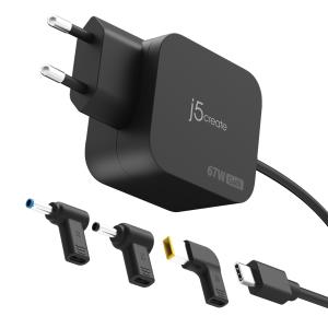 Mini Charger - 67w Gan Pd USB-c With 3 Types Of Dc Connector - Eu