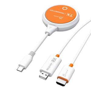 Screencast USB-c Wireless Display Hdmi Extender (jvaw62-n) - White