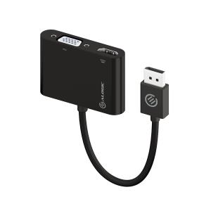 2-in-1 DisplayPort to HDMI VGA Adapter - Male to 2-Female
