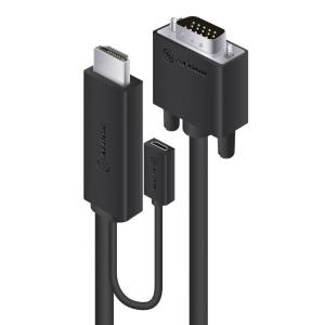 HDMI To VGA Cable 2m With USB Power