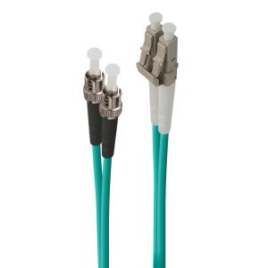 Fiber Optic Cable LC-ST Multi Mode Duplex LSZH OM4 10m