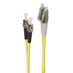 Fiber Optic Cable LC-ST Single Mode Duplex LSZH OS2 20m