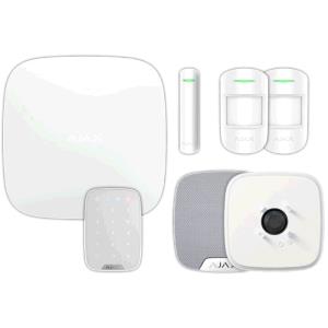 Ajax Kit 3 Hub2(2g)+mp Dd House With Keypad (8pd) White