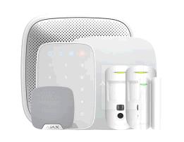 Ajax Kit 3cam House With Keypad (8pd) White