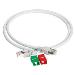 Patch Cable Actassi CL-MNC6 - CAT6 - UTP - LSZH - 2m - Grey