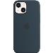 iPhone 13 Mini - Silicone Case With Magsafe - Abyss Blue
