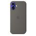 iPhone 16 Plus - Silicone Case With Magsafe - Stone Gray