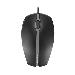 Gentix Silent Corded Mouse USB 1000dpi Black