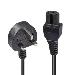 2M MAINS PWR CBL UK3 PIN PLUG TO IEC C15 (HOT CONDITION)