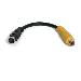 Multimedia Cable S-video To Composite Video Adapter 6in