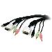 Cable For KVM 4 In 1 USB/ DVI/ Audio/ Microphone 3m