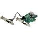 Pci-e Serial Card - 2 Port Low Profile Native Rs232 With 16550 Uart