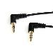 Audio Cable Slim 3.5mm Right Angle Stereo - M/m 30cm