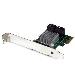 4 Port Pci-e SATA III Raid Controller Card /w Heatsink