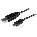 Phone Charge Cable USB To Thin Micro USB Charge And Sync 0.5m