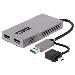 USB To Dual Hdmi Adapter - USB-a Or C 1x 4k 30hz 1x 1080p