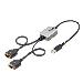 USB Serial Cable - 2-port USB To Dual Db9 Rs232 Adapter 60cm