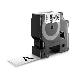 Rhino Tape - Heat-Shrink Label - Black on White - 24mm