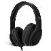 Overear Headset With Mic 3.5in Black
