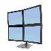 Quad Monitor Stand (2x2) Black