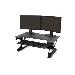 WorkFit-TL Sit-Stand Desktop Workstation (black)