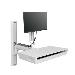 CareFit Combo System Keyboard & Monitor Mount Workstation - Full worksurface