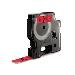 D1 Standard Tape Black On Red 12mmx7m