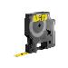 Tape Black On Yellow 9mmx7m Type D1