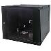 Wallmount Cabinet - 19in - 9U - Double Section - Flatpack - 450mm depth - Black
